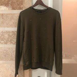 Zara Sweatshirt w/ stars details (large)